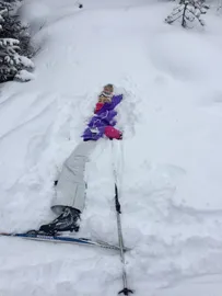 Taking a break on the trail 