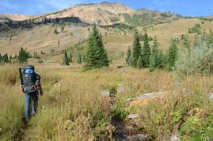Mountain Rainges in Yellowstone 